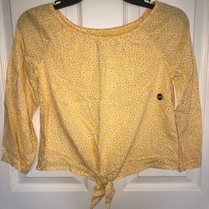 Abercrombie yellow top